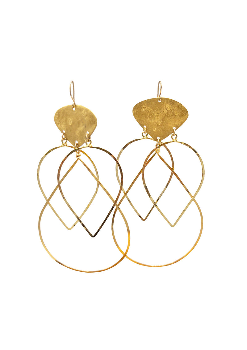 Gold Statement Earrings