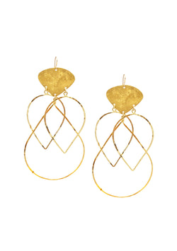 Gold Statement Earrings