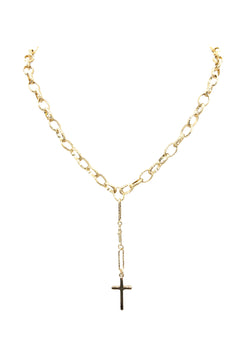 Cross Pendant Gold Chain Necklace