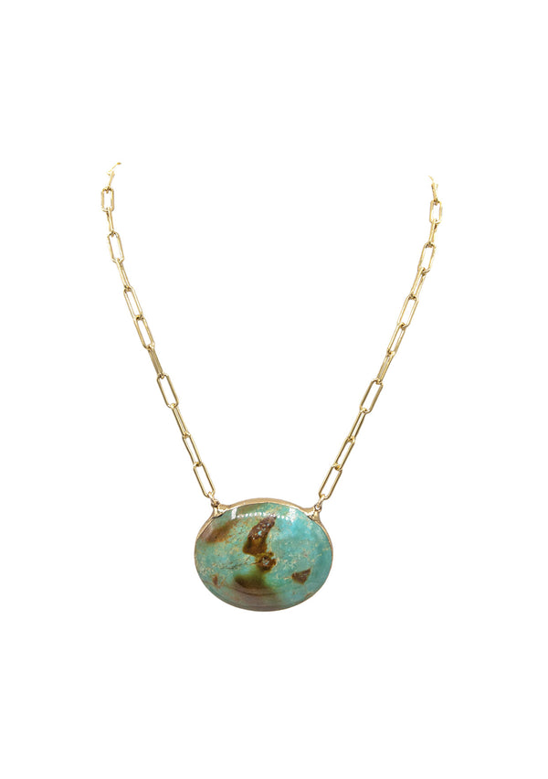 Chrysocolla Pendant Necklace